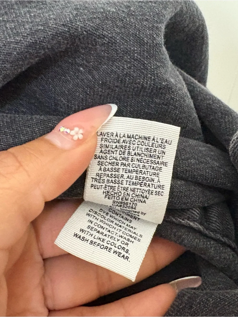 Free People dress charcoal dark